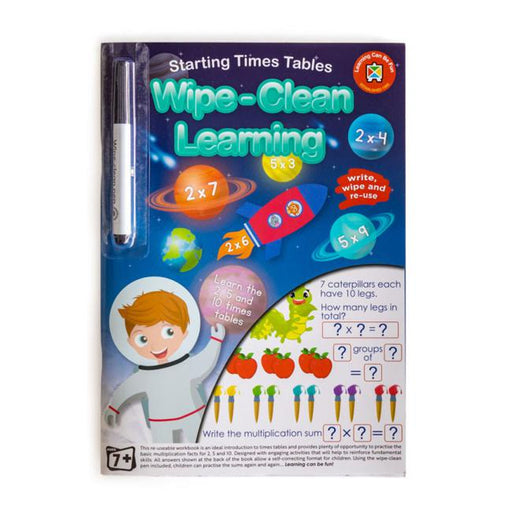 LCBF Wipe Clean Learning Book Starting Times Tables W/Marker-Marston Moor