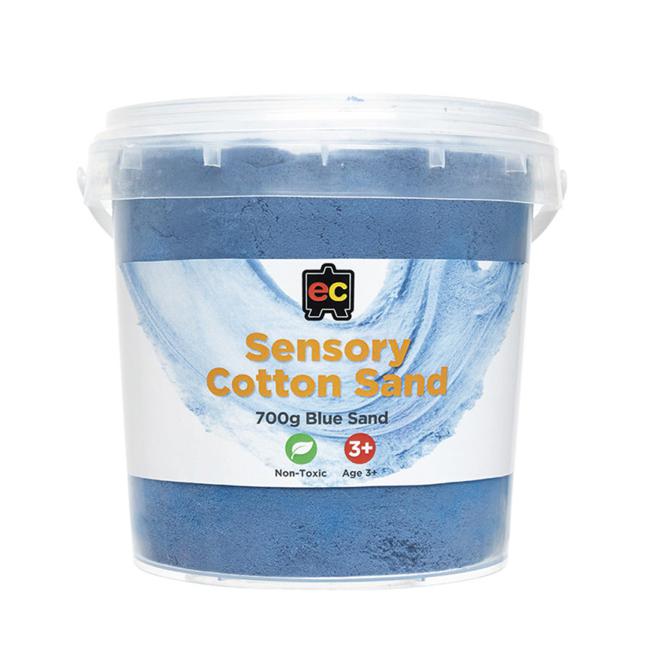 EC Sensory Cotton Sand 700gm Tub – Blue