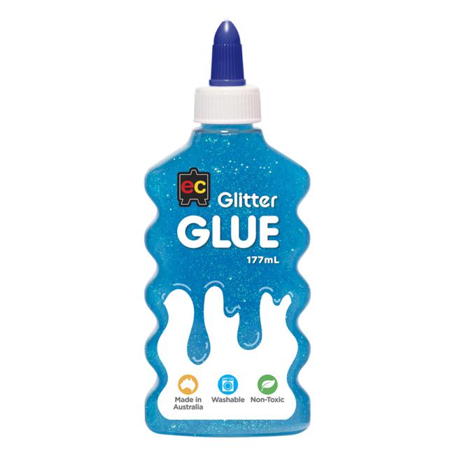 EC Glitter Glue – Sky Blue 175ml