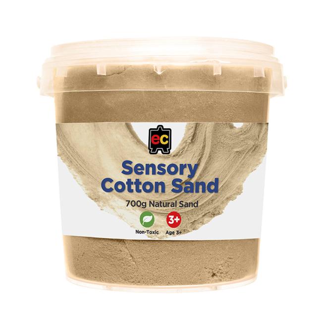 EC Sensory Cotton Sand 700gm Tub – Natural