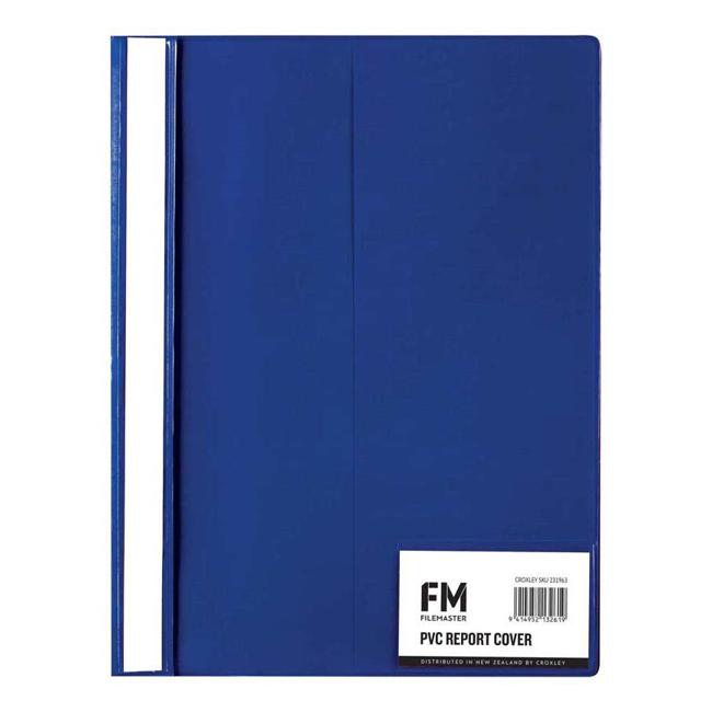 FM Cover Report A4 Blue Pvc