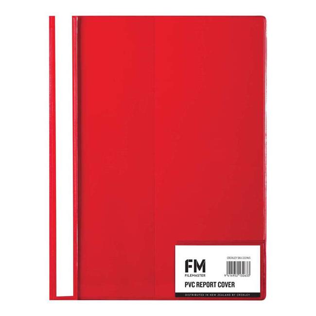 FM Cover Report A4 Red Pvc