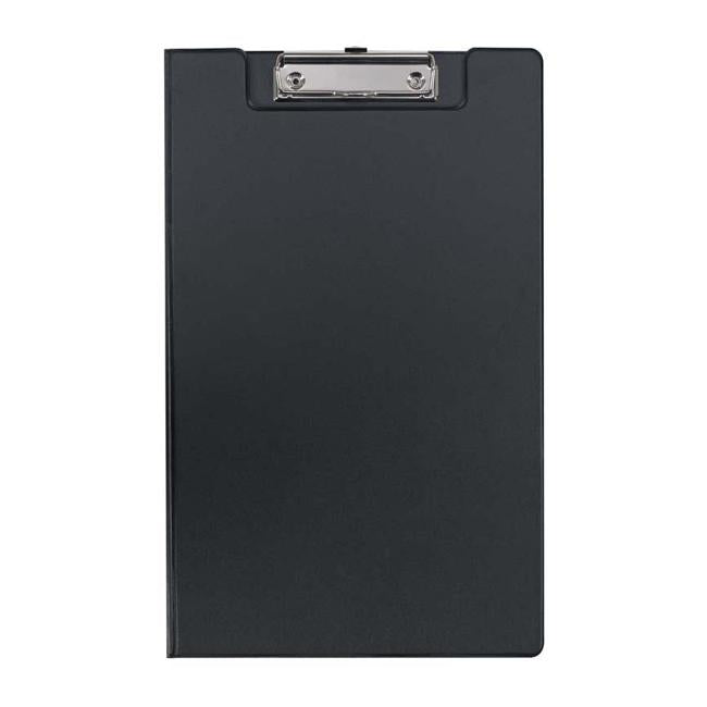 FM Clipboard Black With Flap Foolscap