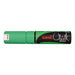 Uni Chalk Marker 8.0mm Chisel Tip Fluoro Green PWE-8K-Marston Moor