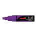 Uni Chalk Marker 8.0mm Chisel Tip Violet PWE-8K-Marston Moor
