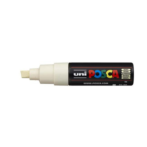 Uni Posca Marker 8.0mm Bold Chisel Ivory PC-8K-Marston Moor