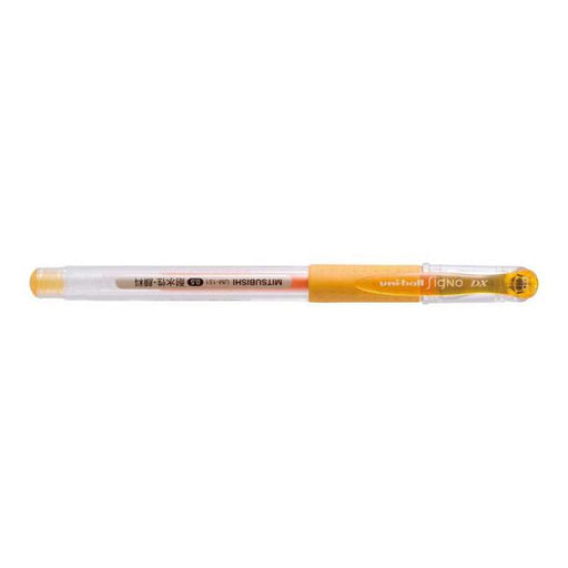 Uni-ball Signo DX 0.5mm Capped Rollerball Yellow UM-151-05-Marston Moor