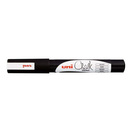 Uni Chalk Marker 0.9-1.3mm Bullet Tip Black PWE-3MS-Marston Moor