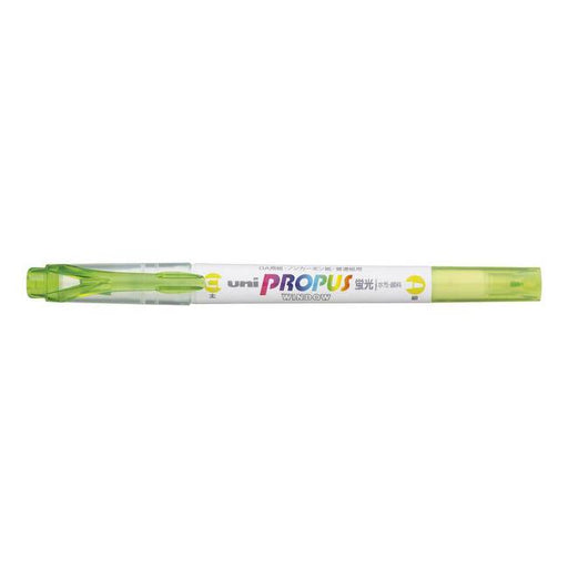 Uni Propus Window Double-Ended Highlighter 4.0mm/0.6mm Lime-Marston Moor