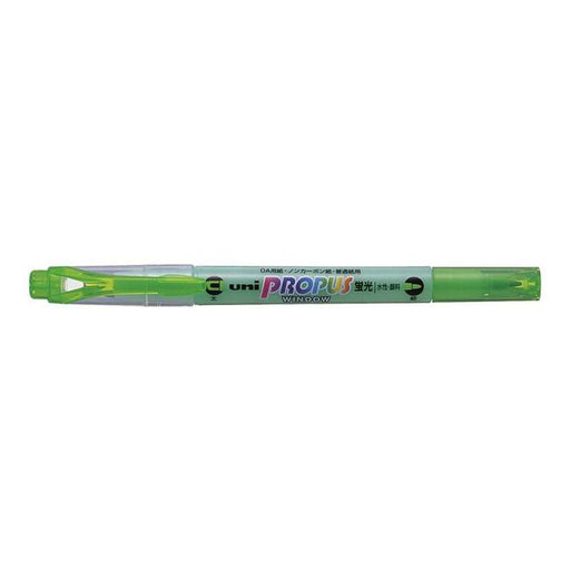 Uni Propus Window Double-Ended Highlighter 4.0mm/0.6mm Green-Marston Moor