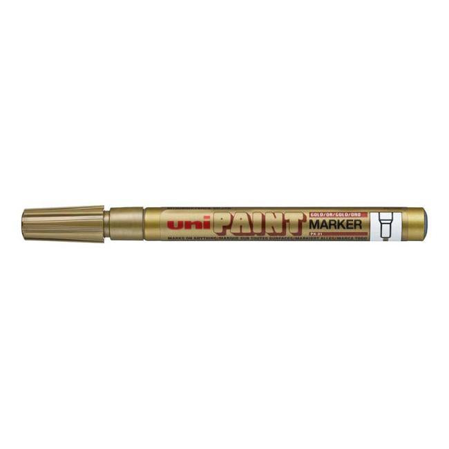 Uni Paint Marker 1 2mm Bullet Tip Gold Px 21 — Marston Moor