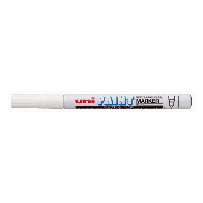 Uni Paint Marker 0.8mm Bullet Tip White PX-203-Marston Moor