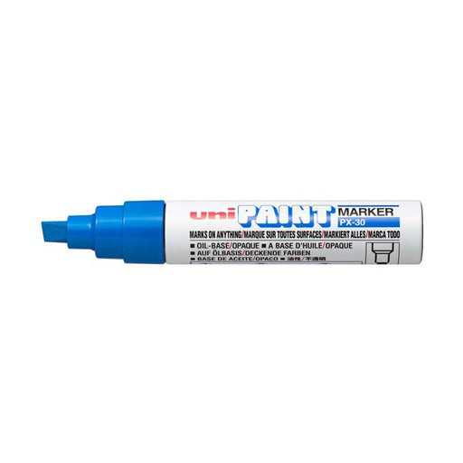 Uni Paint Marker 4.0-8.5mm Chisel Tip Blue PX-30-Marston Moor