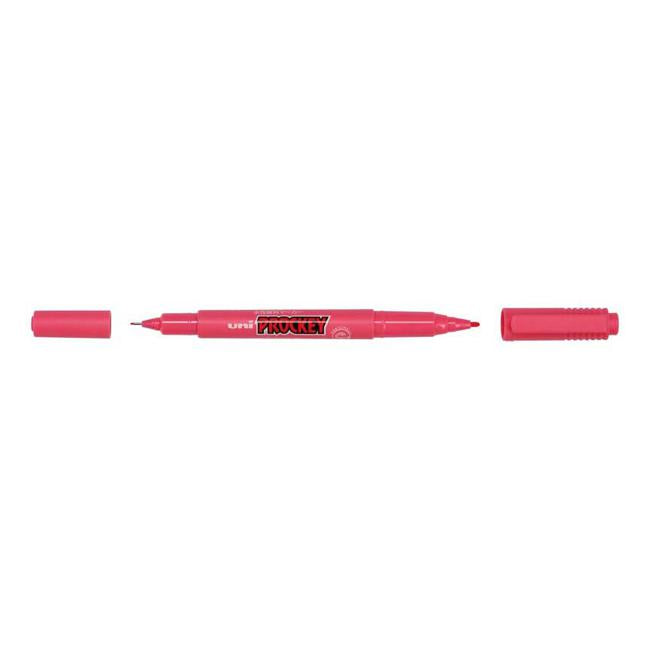 Uni Prockey Marker Dual Tip 0.4/0.9mm Pink PM-120-Marston Moor