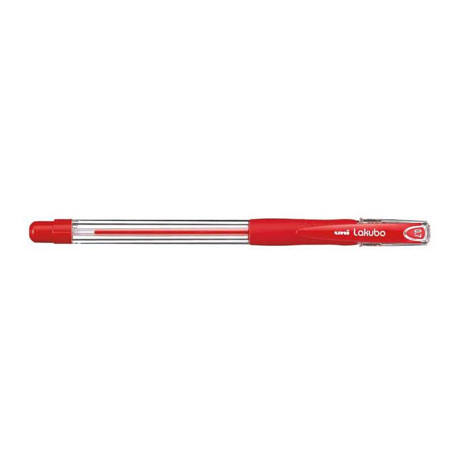 Uni Lakubo Capped Ballpoint 0.7mm Red SG-100-Marston Moor