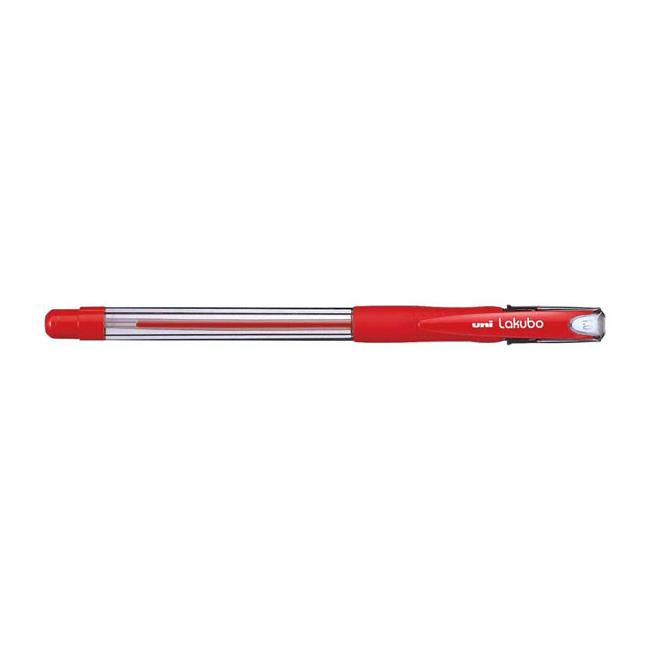 Uni Lakubo Capped Ballpoint 1.0mm Red SG-100-Marston Moor