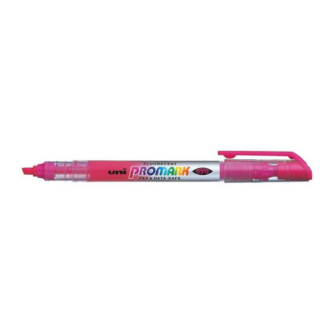 Uni Promark Highlighter 4.0mm Chisel Pink USP-105-Marston Moor