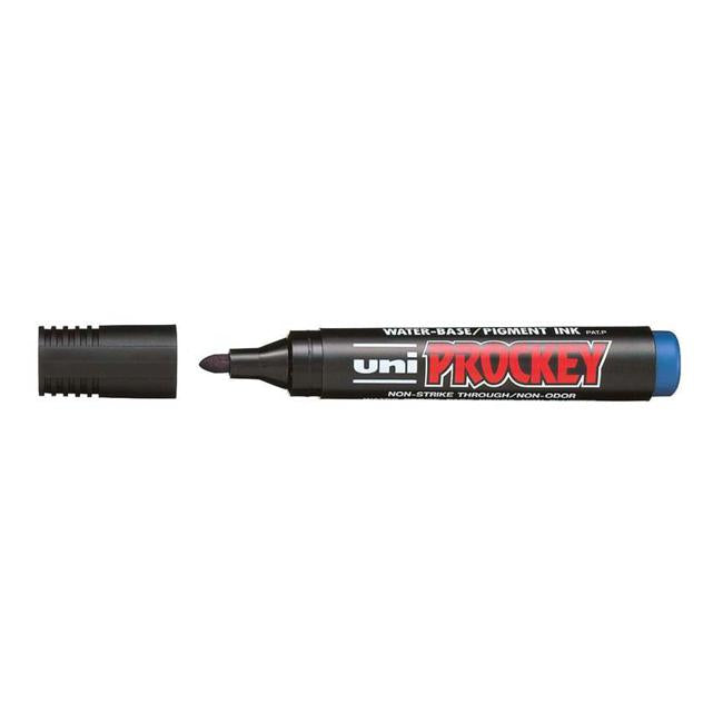 Uni Prockey Marker 1.2mm Bullet Tip Blue PM-122-Marston Moor