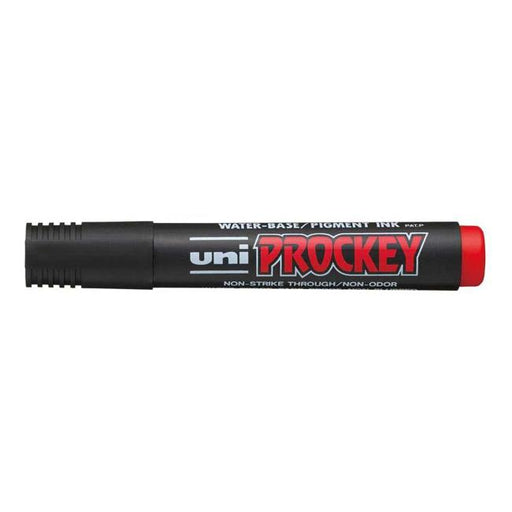 Uni Prockey Marker 1.2mm Bullet Tip Red PM-122-Marston Moor