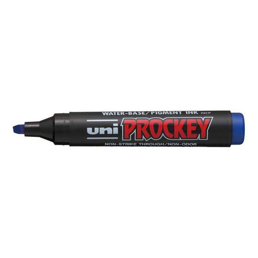 Uni Prockey Marker 5.7mm Chisel Tip Blue PM-126-Marston Moor