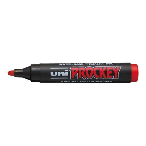 Uni Prockey Marker 5.7mm Chisel Tip Red PM-126-Marston Moor