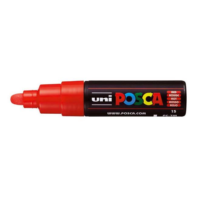 Uni Posca Marker 4.5-5.5mm Bold Bullet Red PC-7M-Marston Moor