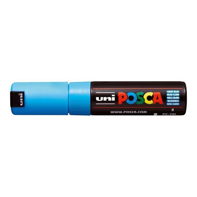 Uni Posca Marker 4.5-5.5mm Bold Bullet Light Blue PC-7M-Marston Moor