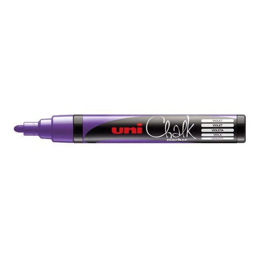Uni Chalk Marker 1.8-2.5mm Bullet Tip Violet PWE-5M-Marston Moor