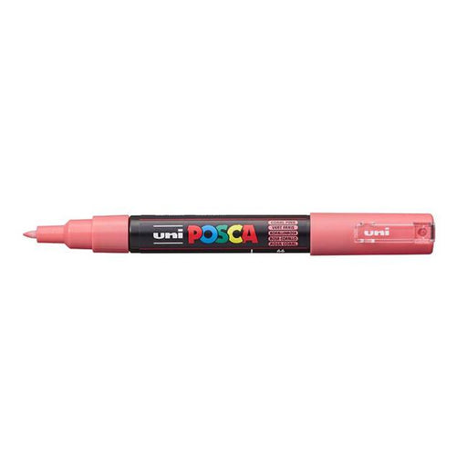 Uni Posca Marker 0.7mm Ultra-Fine Round Tip Coral Pink PC-1M-Marston Moor