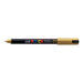 Uni Posca Marker 0.7mm Ultra-Fine Pin Tip Gold PC-1MR-Marston Moor