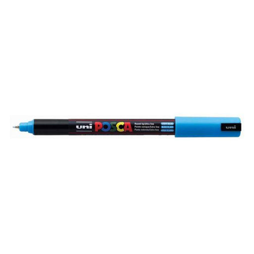 Uni Posca Marker 0.7mm Ultra-Fine Pin Tip Light Blue PC-1MR-Marston Moor