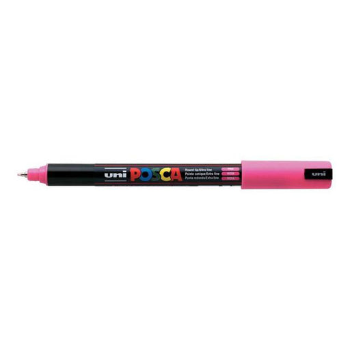 Uni Posca Marker 0.7mm Ultra-Fine Pin Tip Pink PC-1MR-Marston Moor