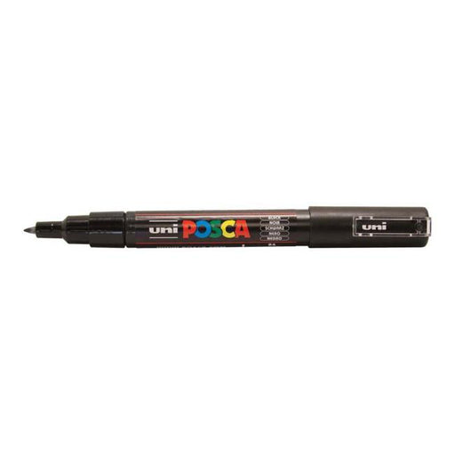 Uni Posca Marker 0.7mm Ultra-Fine Round Tip Black PC-1M-Marston Moor