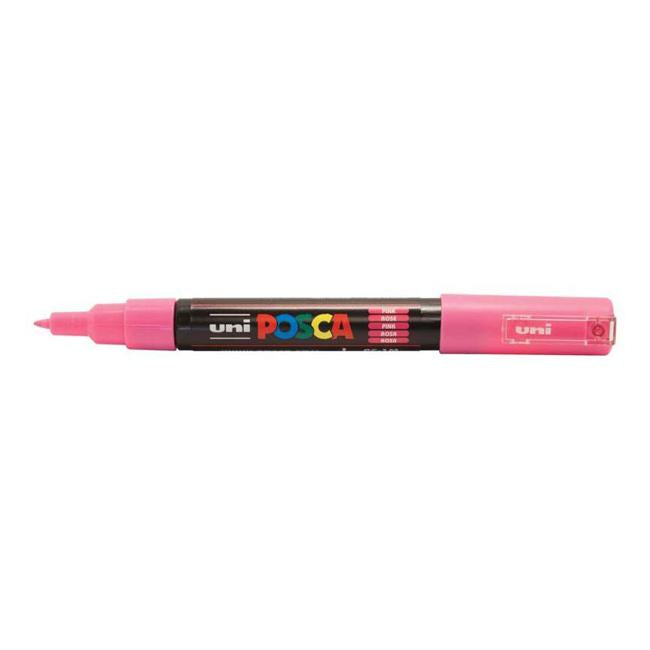 Uni Posca Marker 0.7mm Ultra-Fine Round Tip Pink PC-1M-Marston Moor