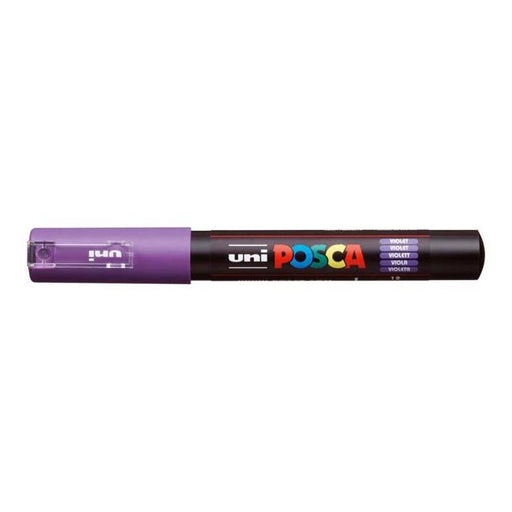 Uni Posca Marker 0.7mm Ultra-Fine Round Tip Violet PC-1M-Marston Moor