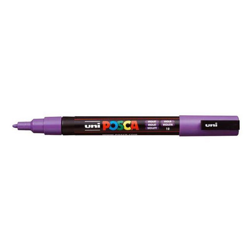 Uni Posca Marker 0.9-1.3mm Fine Violet PC-3M-Marston Moor