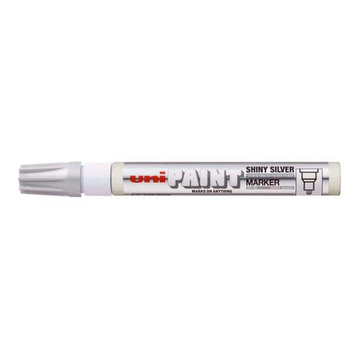 Uni Paint Marker 2.8mm Bullet Tip Shiny Silver PX-20-Marston Moor
