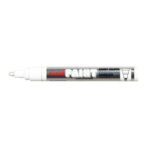 Uni Paint Marker 2.8mm Bullet Tip Shiny Silver PX-20-Marston Moor