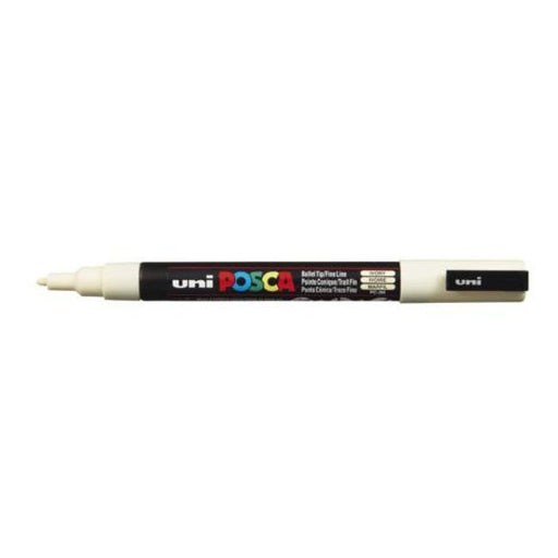 Uni Posca Marker 0.9-1.3mm Fine Ivory PC-3M-Marston Moor