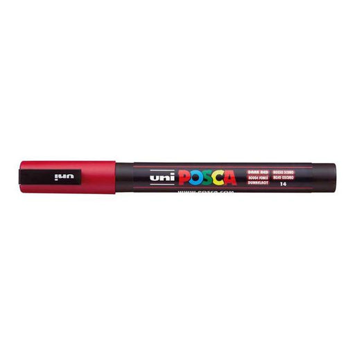 Uni Posca Marker 0.9-1.3mm Fine Dark Red PC-3M-Marston Moor