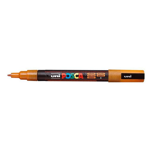 Uni Posca Marker 0.9-1.3mm Fine Glitter Orange PC-3M-Marston Moor