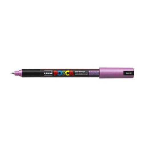 Uni Posca Marker 0.7mm Ultra-Fine Pin Tip Met Pink PC-1MR-Marston Moor