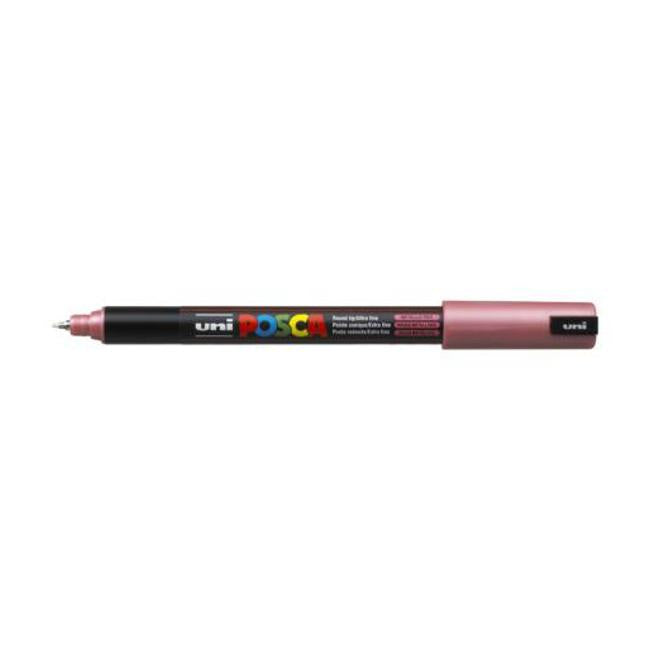 Uni Posca Marker 0.7mm Ultra-Fine Pin Tip Met Red PC-1MR-Marston Moor