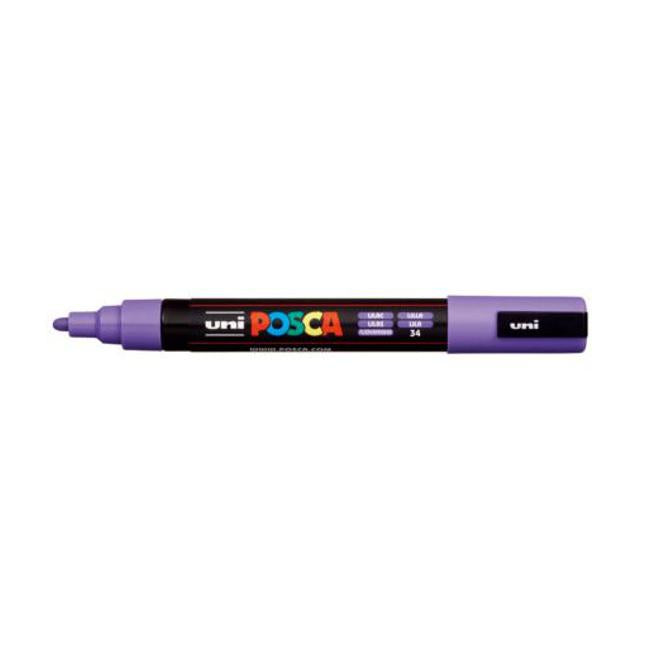 Uni Posca Marker 1.8-2.5mm Med Bullet Lilac PC-5M-Marston Moor