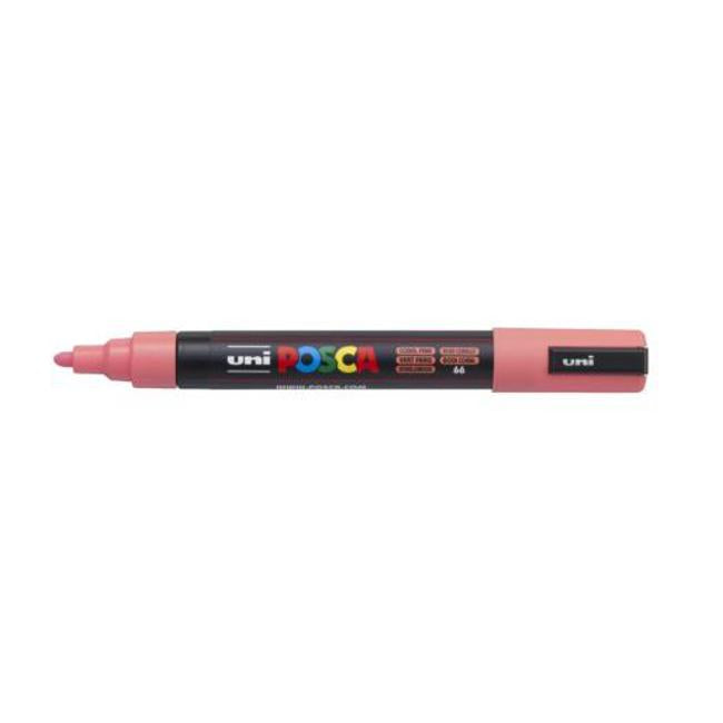 Uni Posca Marker 1.8-2.5mm Med Bullet Coral Pink PC-5M-Marston Moor