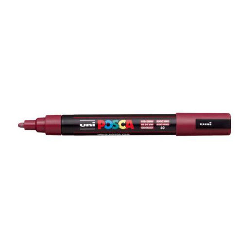 Uni Posca Marker 1.8-2.5mm Med Bullet Red Wine PC-5M-Marston Moor