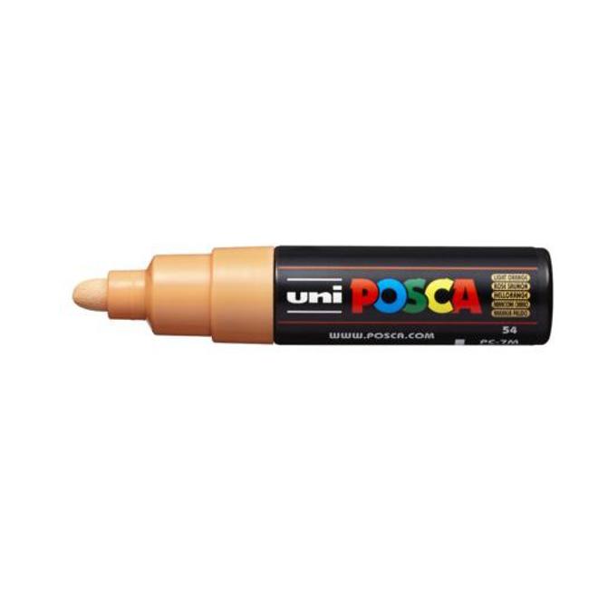 Uni Posca Marker 4.5-5.5mm Bold Bullet Light Orange PC-7M-Marston Moor