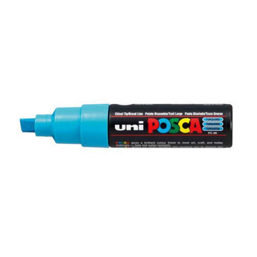 Uni Posca Marker 8.0mm Bold Chisel Turquoise PC-8K-Marston Moor