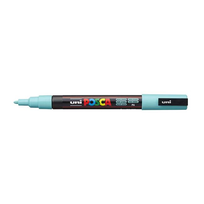 Uni Posca Marker 0.9-1.3mm Fine Aqua Green PC-3M-Marston Moor