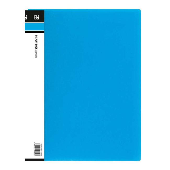 FM Display Book Vivid A4 Ice Blue 20 Pocket